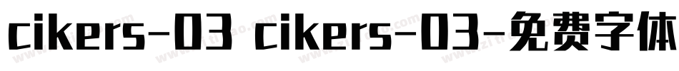 cikers-03 cikers-03字体转换